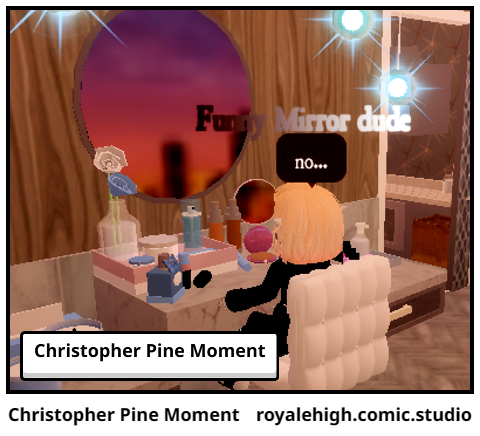 Christopher Pine Moment