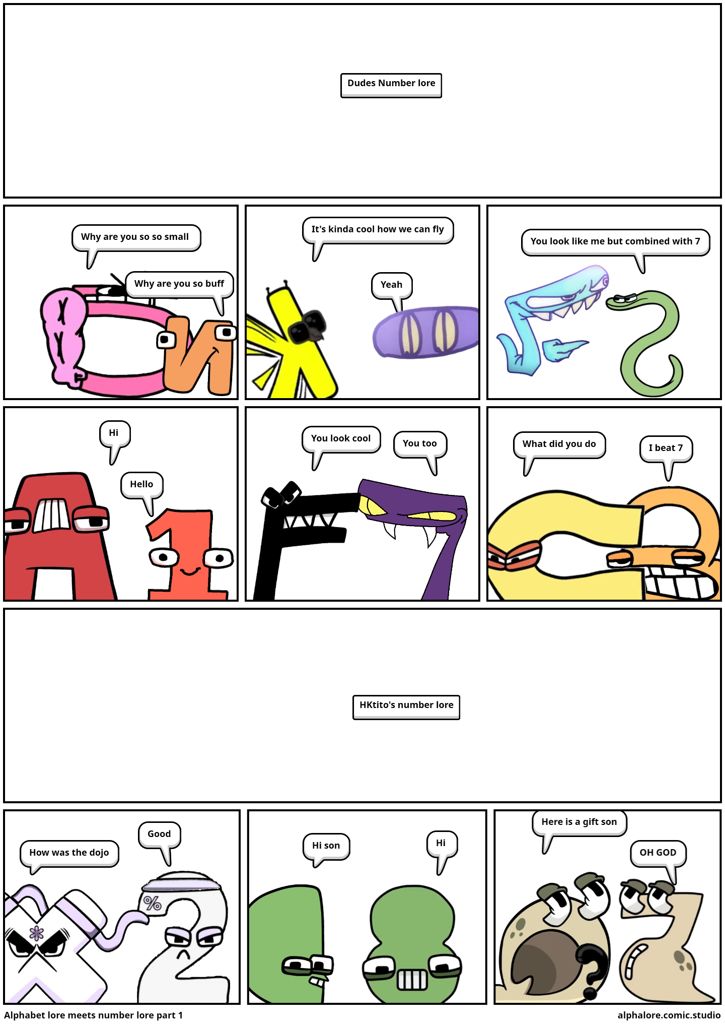 Meeting alphabet lore part 2 - Comic Studio