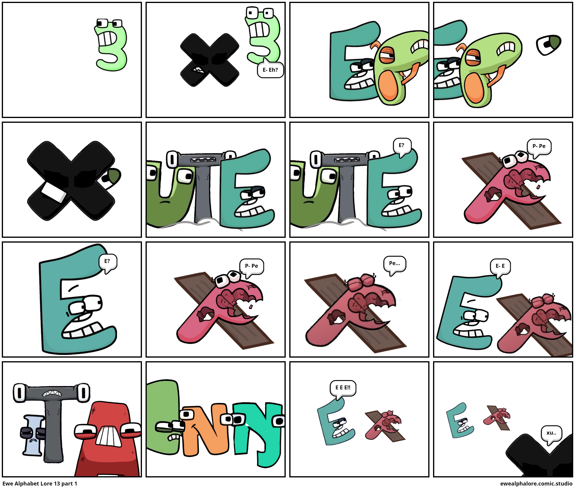 alphabet lore - the best comic ever part 13 - Comic Studio