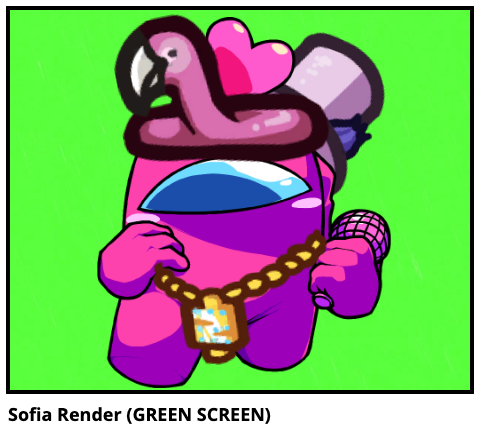 Sofia Render (GREEN SCREEN)