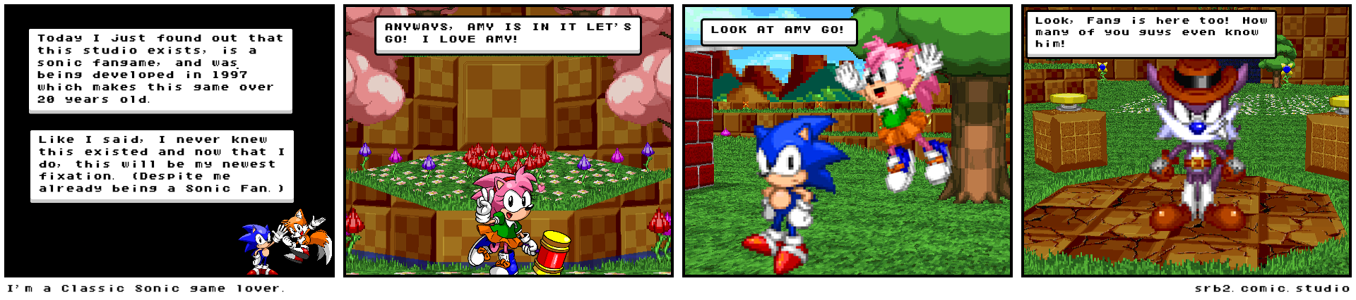 I'm a Classic Sonic game lover.