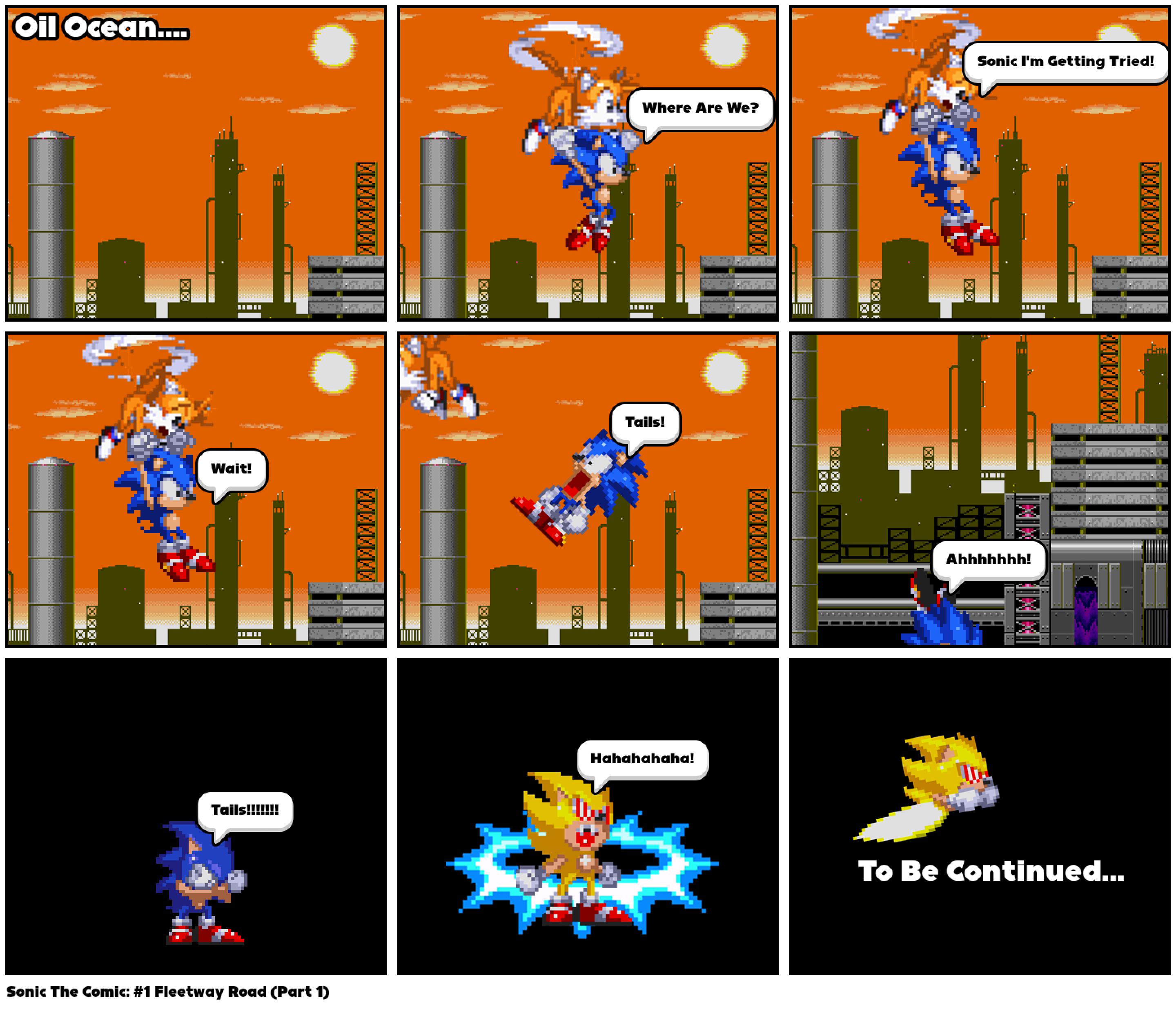Sonic The Comic: #1 Fleetway Road (Part 1)