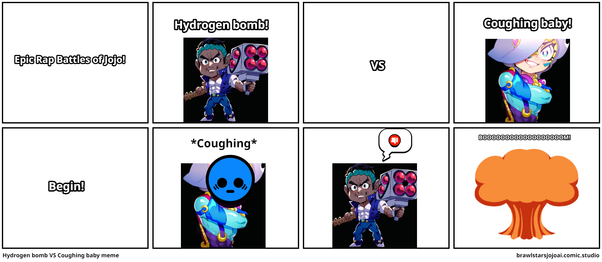 Hydrogen bomb VS Coughing baby meme