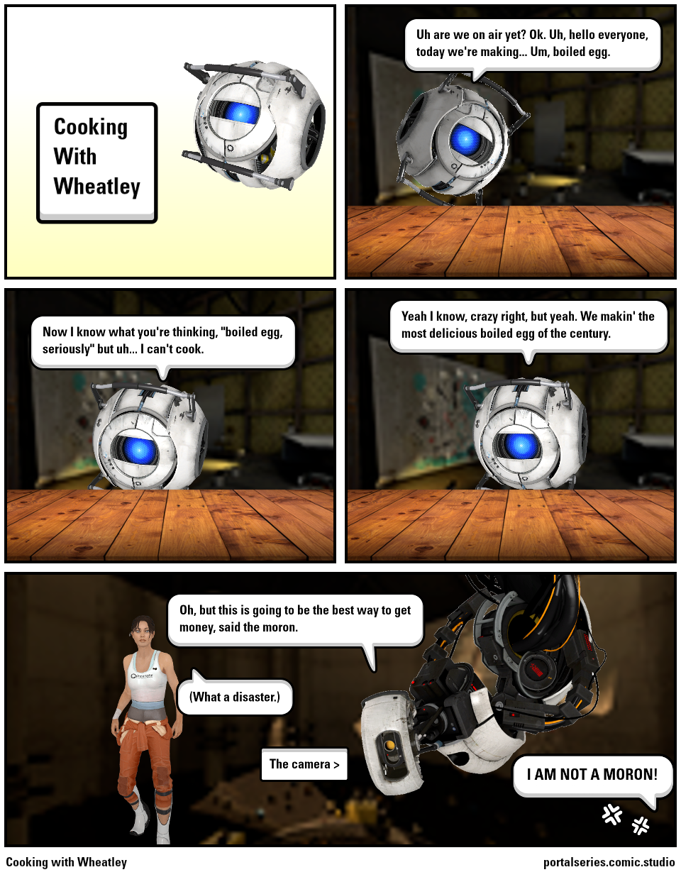 Cooking with Wheatley