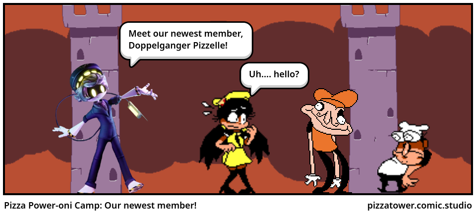 Pizza Power-oni Camp: Our newest member! 