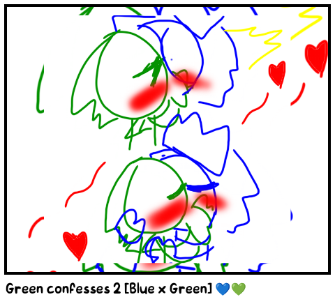 Green confesses 2 [Blue x Green] 💙💚