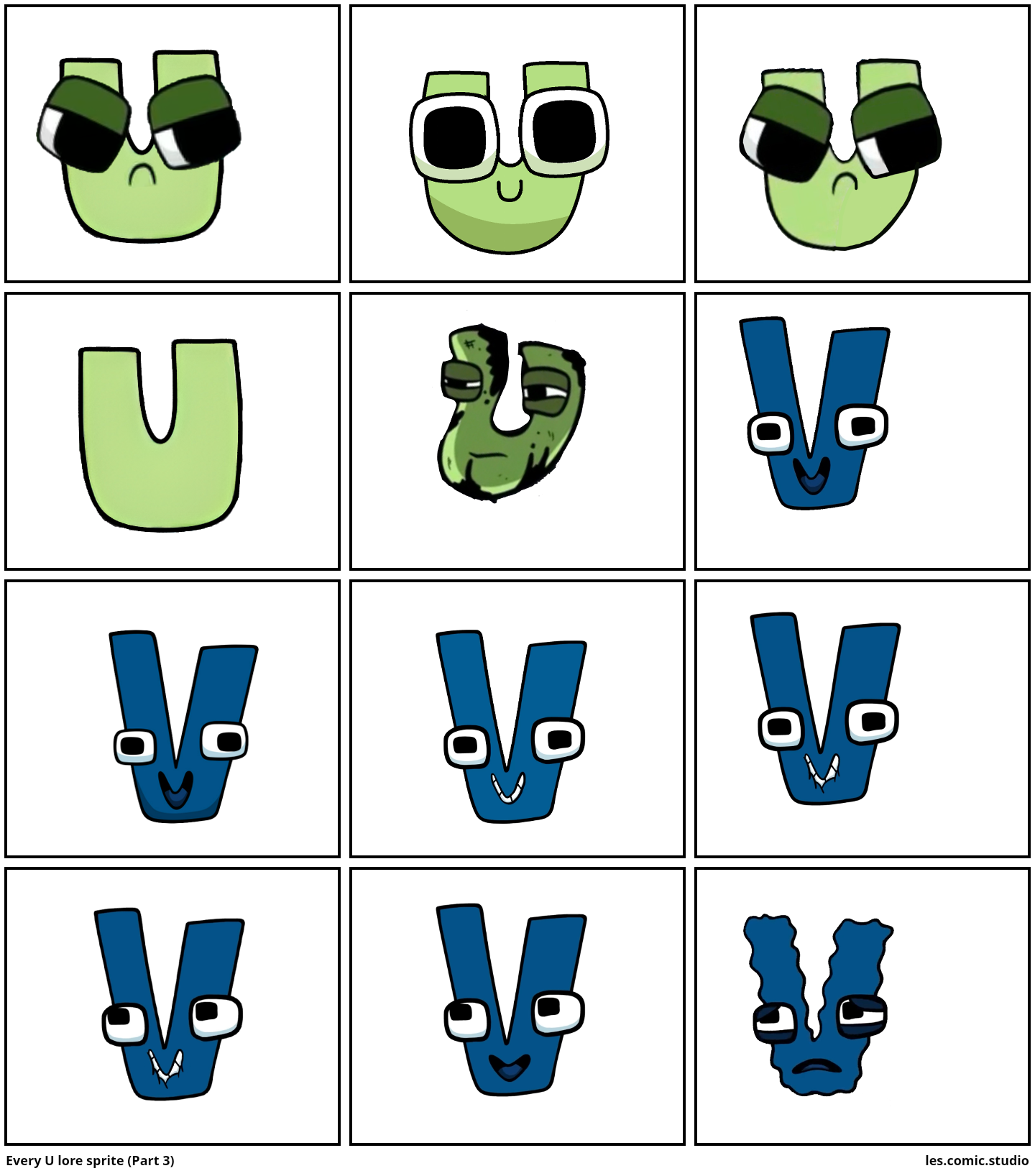 how is this the new alphabet lore with thes sprite - Comic Studio