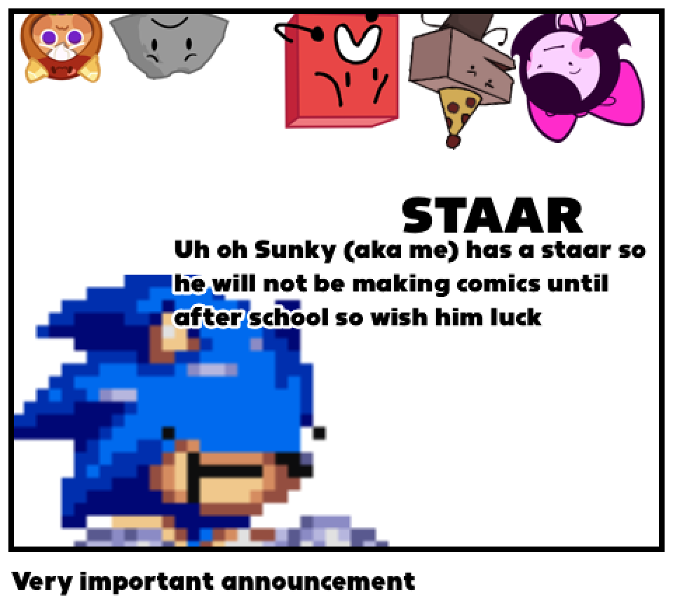 Very important announcement