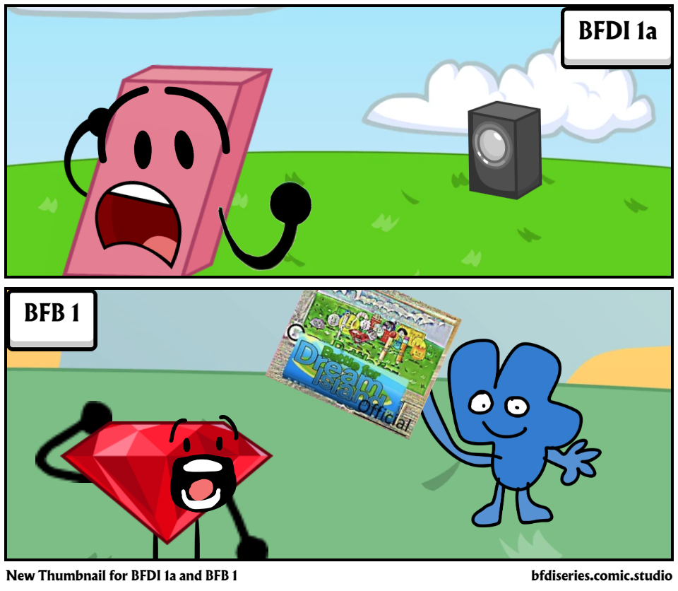 New Thumbnail for BFDI 1a and BFB 1