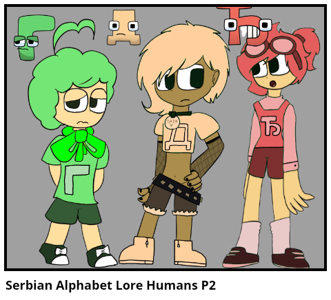 Serbian Alphabet Lore Humans P2 - Comic Studio