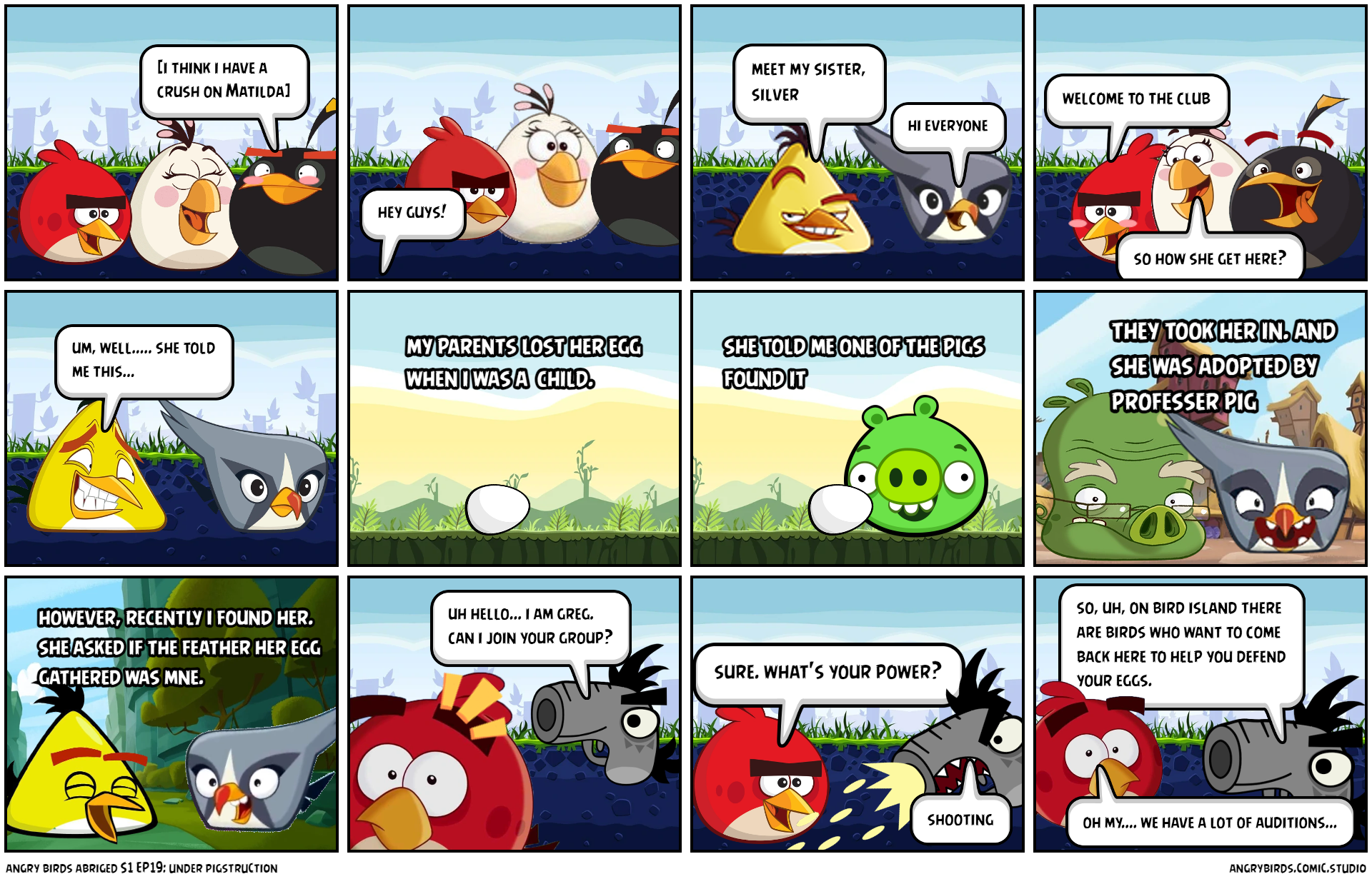 angry birds abriged S1 EP19: under pigstruction
