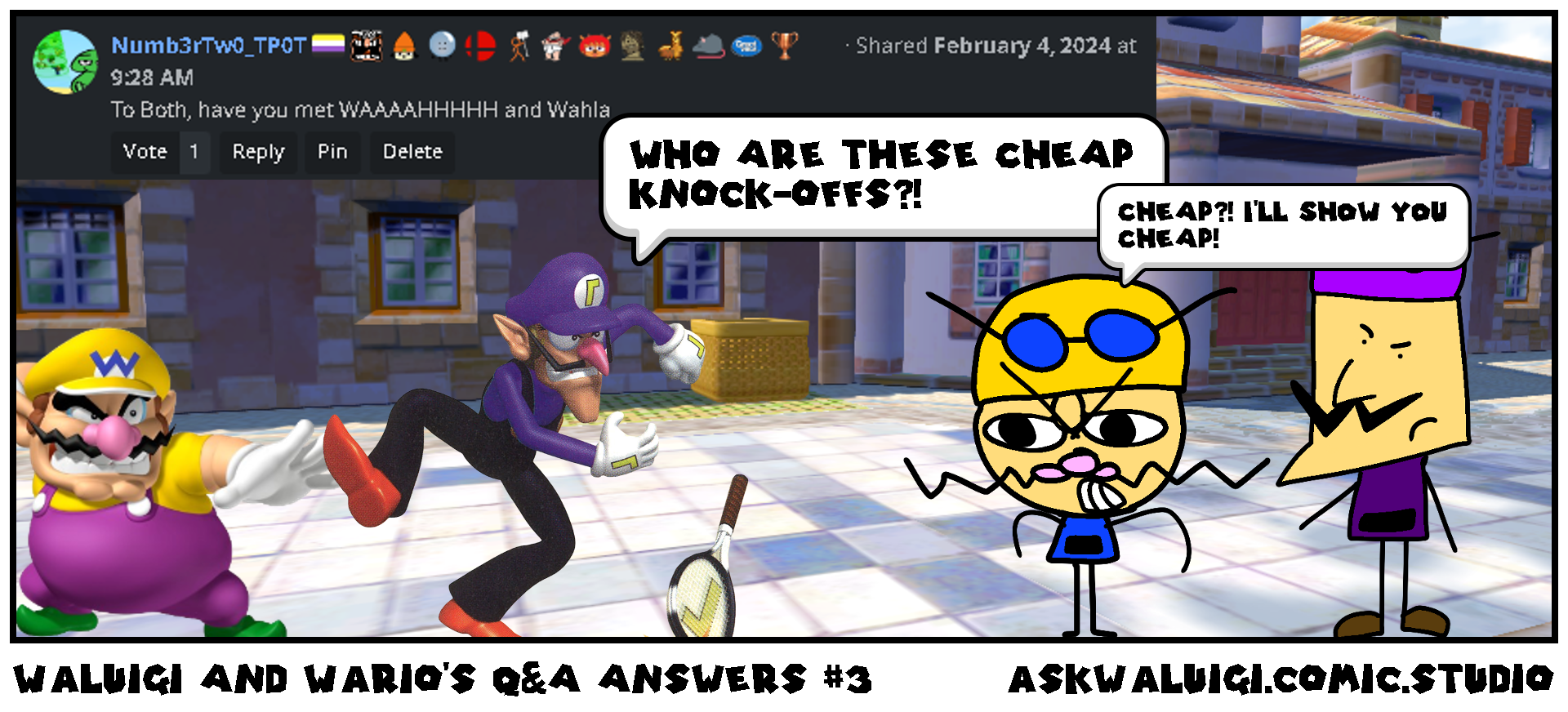 Waluigi And Wario's Q&A Answers #3