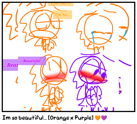Im so beautiful.... [Orange x Purple] 🧡💜