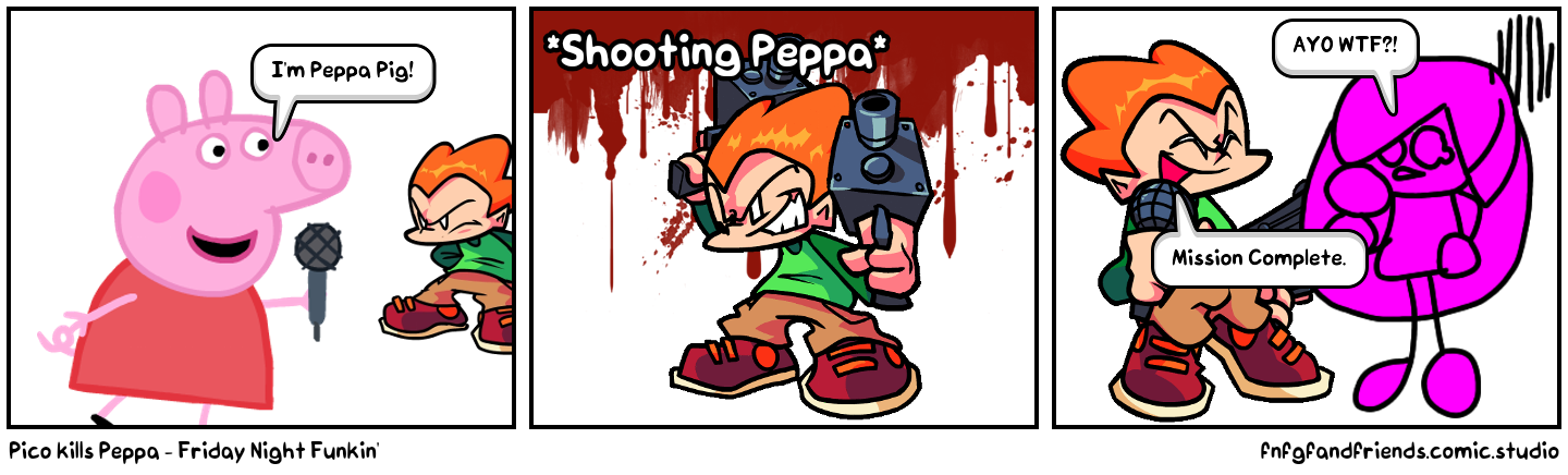 Pico kills Peppa - Friday Night Funkin'