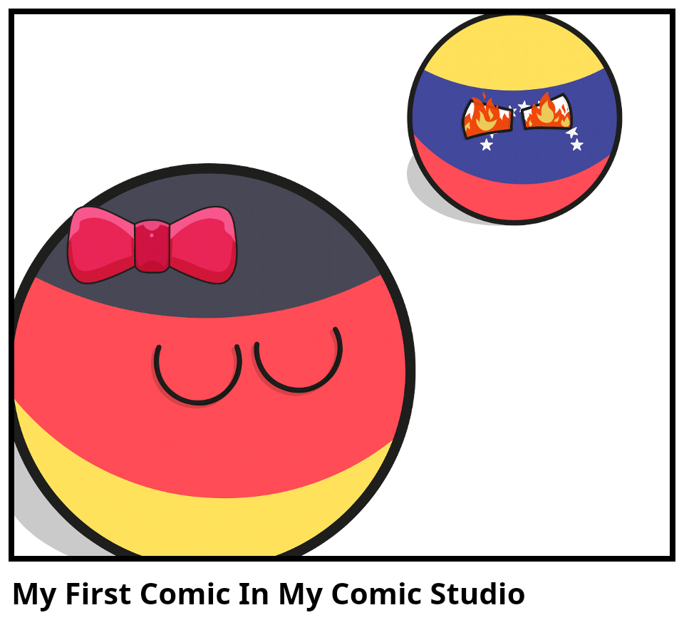 My First Comic In My Comic Studio