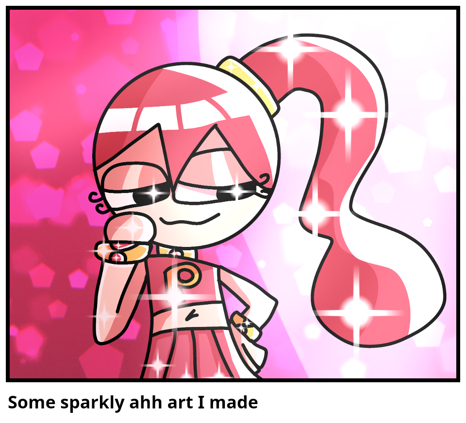 Some sparkly ahh art I made 