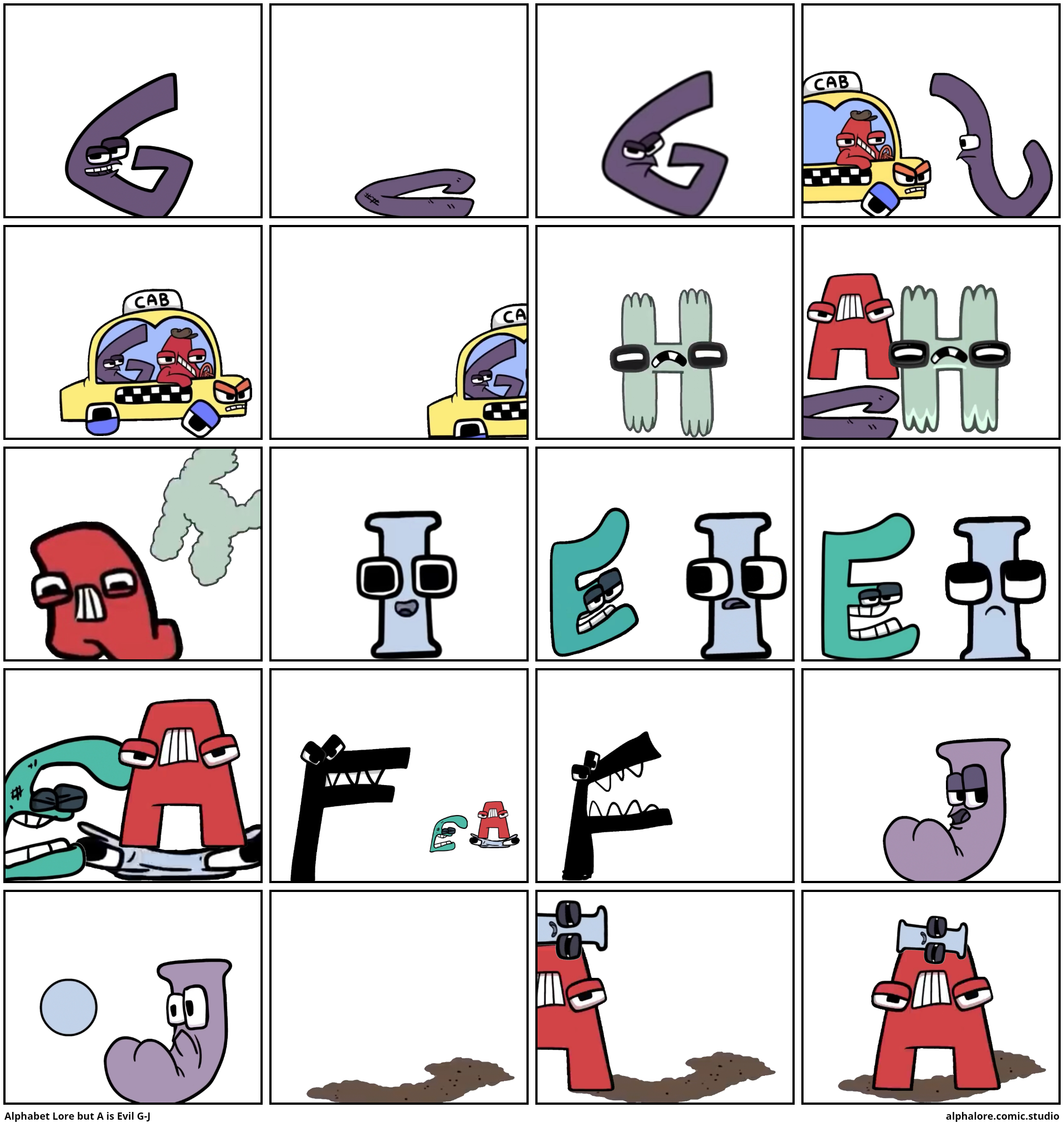 evil alphabet