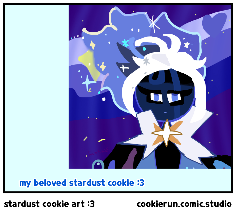 stardust cookie art :3