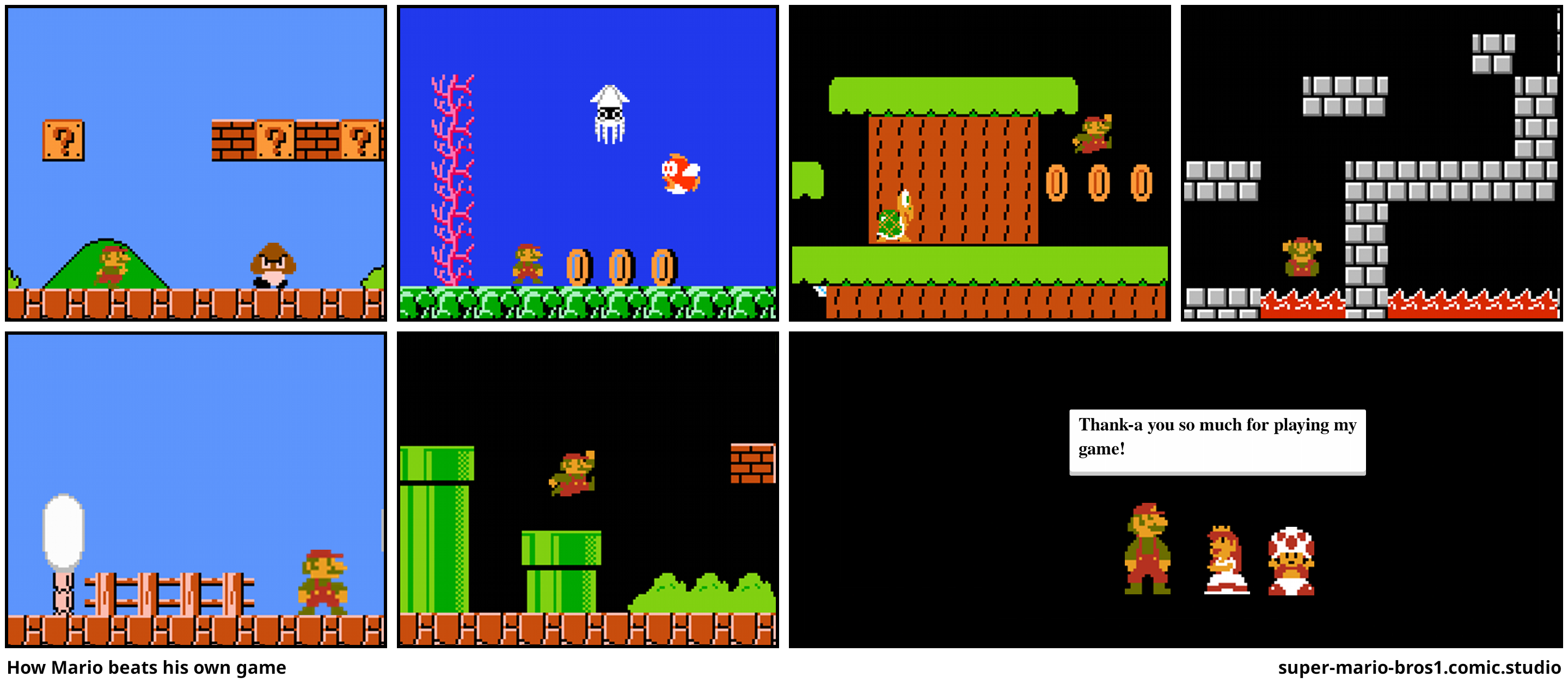 How Mario beats his own game