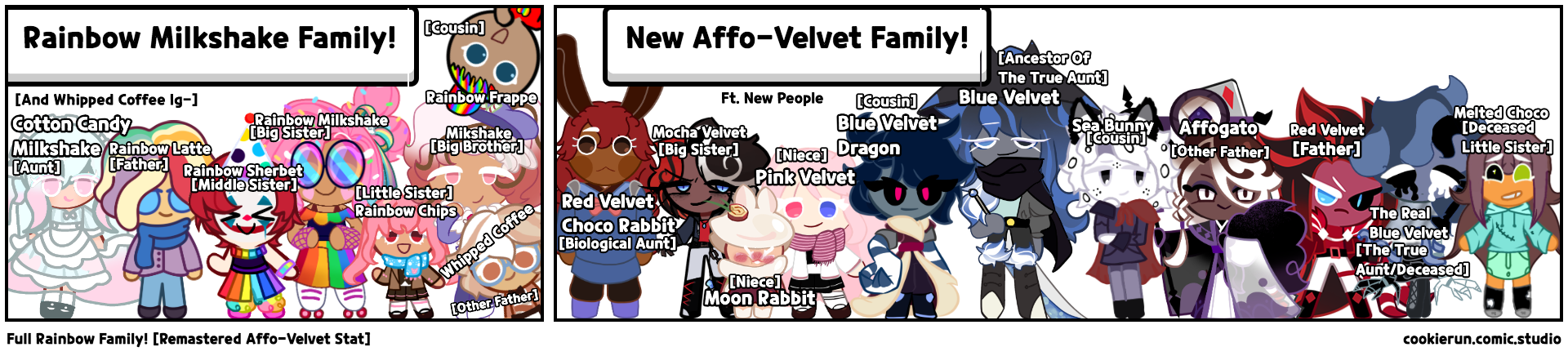 Full Rainbow Family! [Remastered Affo-Velvet Stat]