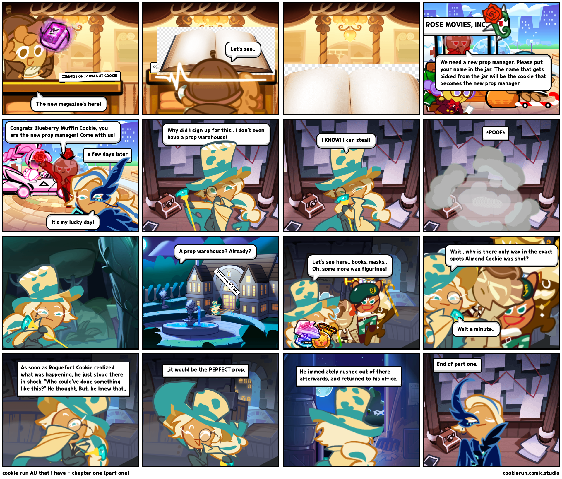cookie run AU that I have - chapter one (part one)