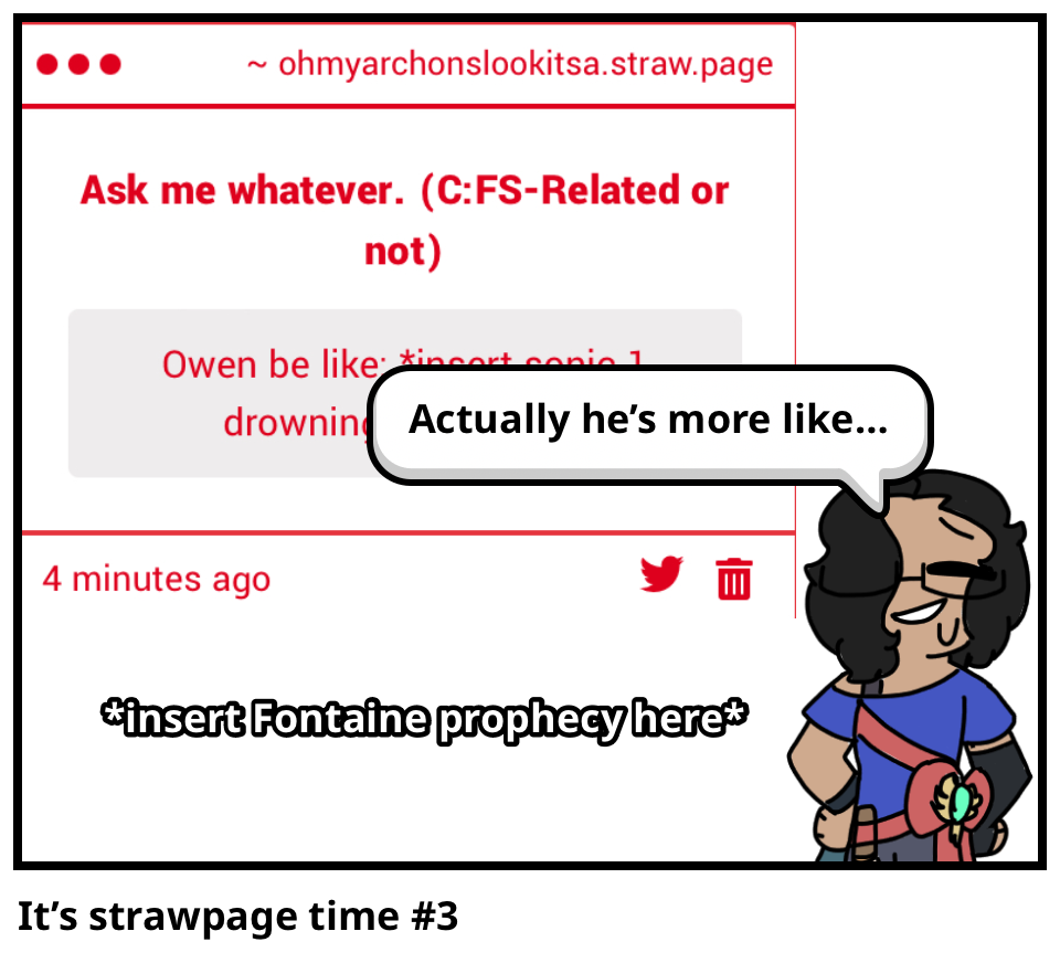 It’s strawpage time #3