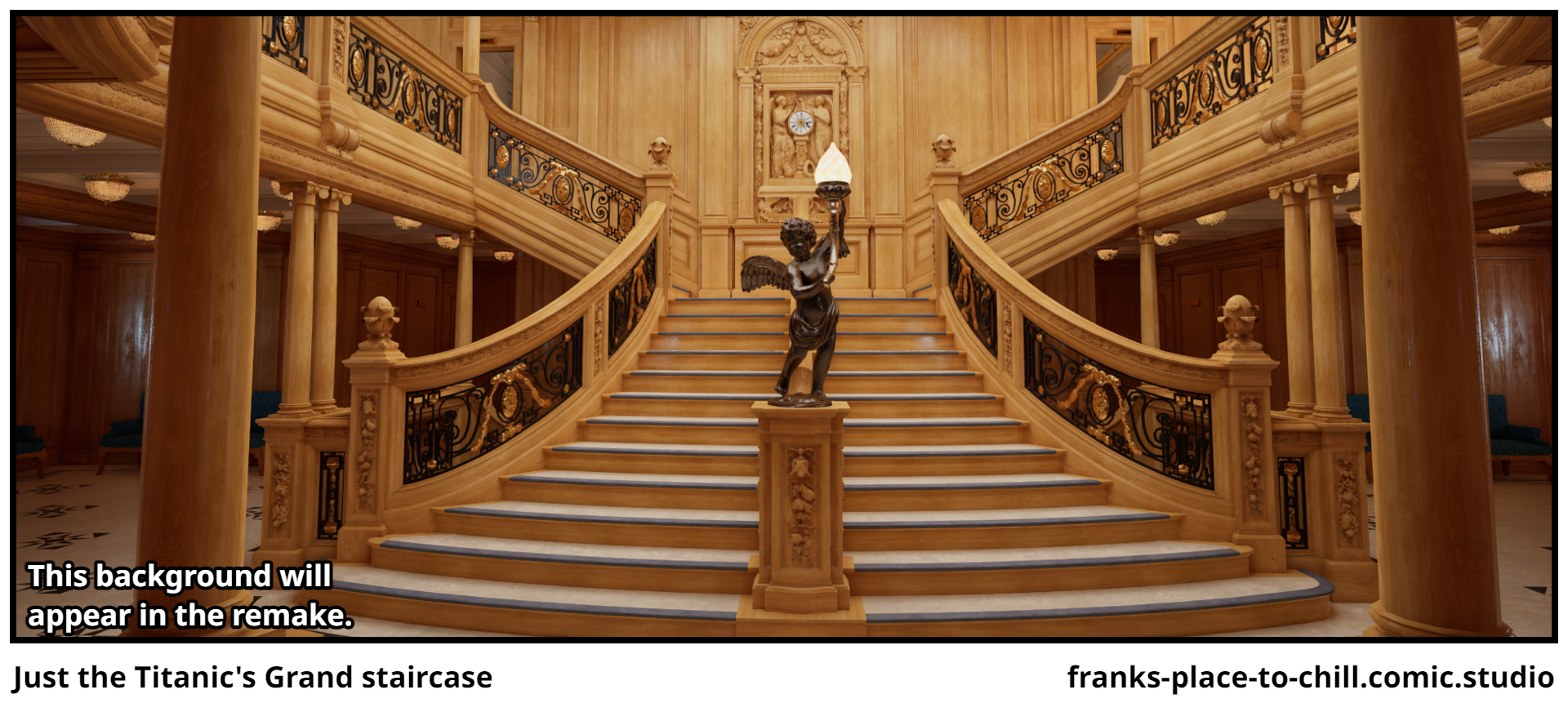 Just the Titanic's Grand staircase