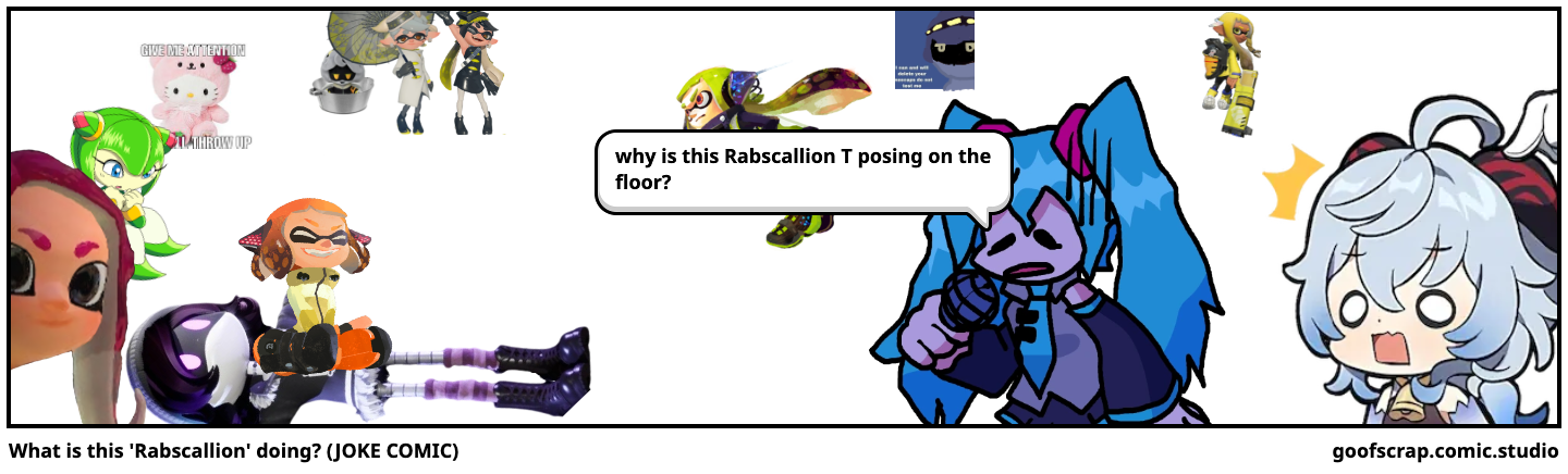 What is this 'Rabscallion' doing? (JOKE COMIC)