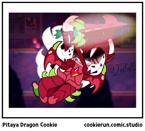 Pitaya Dragon Cookie