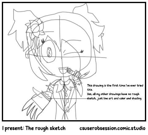 I present: The rough sketch