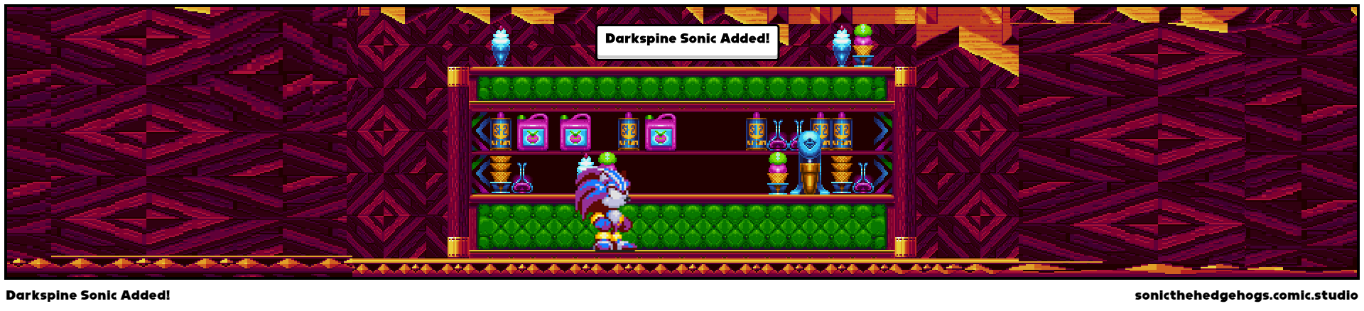 Darkspine Sonic Added!