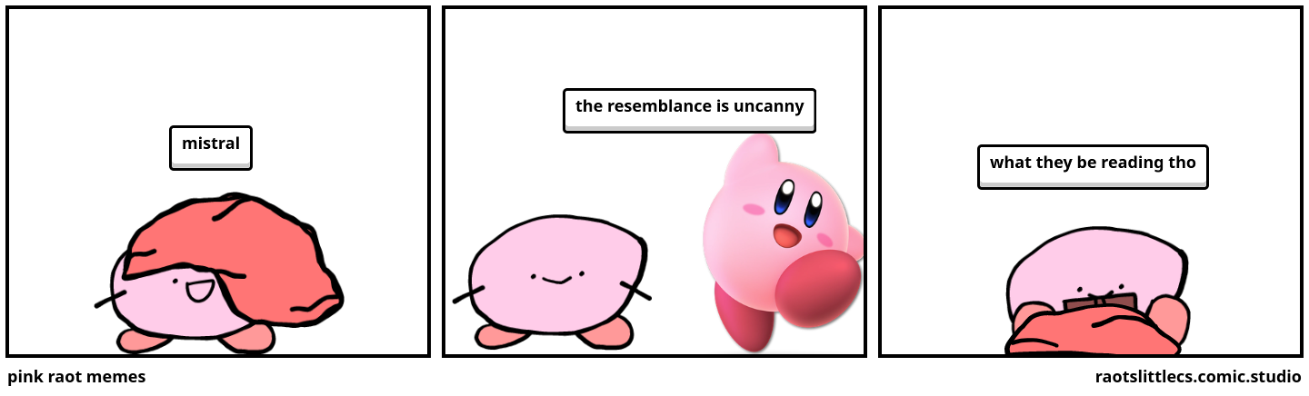 pink raot memes