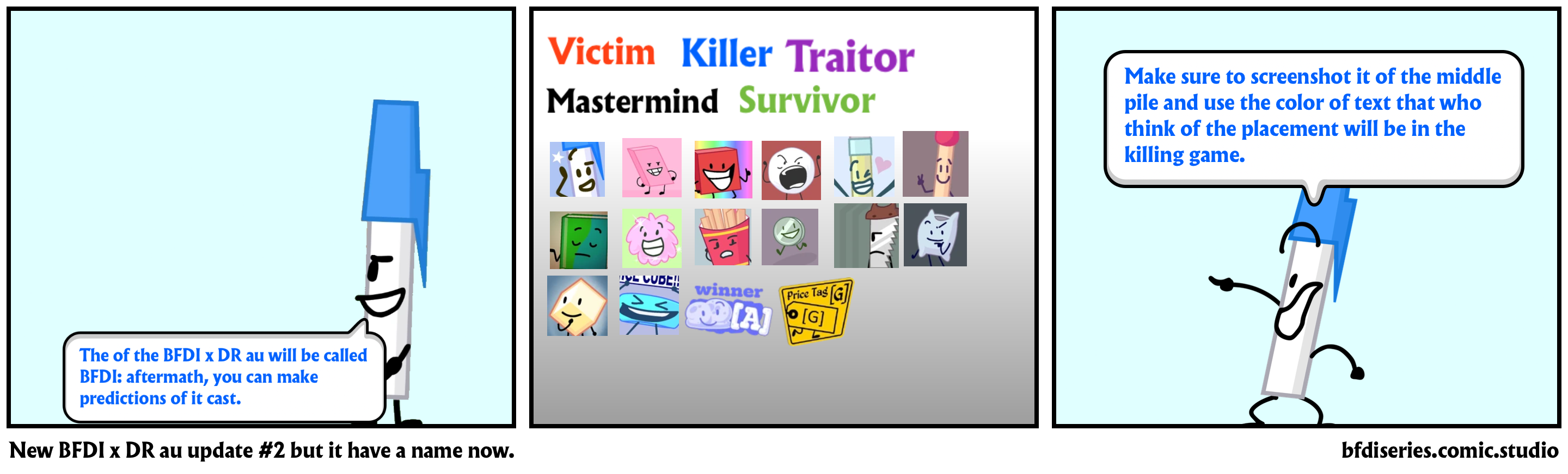 New BFDI x DR au update #2 but it have a name now.