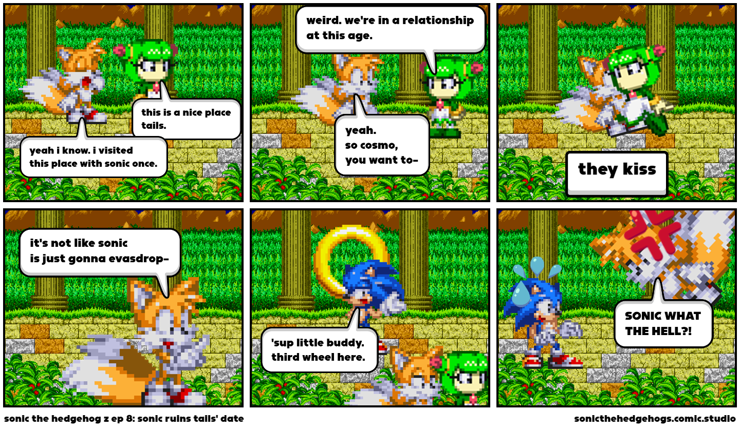 sonic the hedgehog z ep 8: sonic ruins tails' date