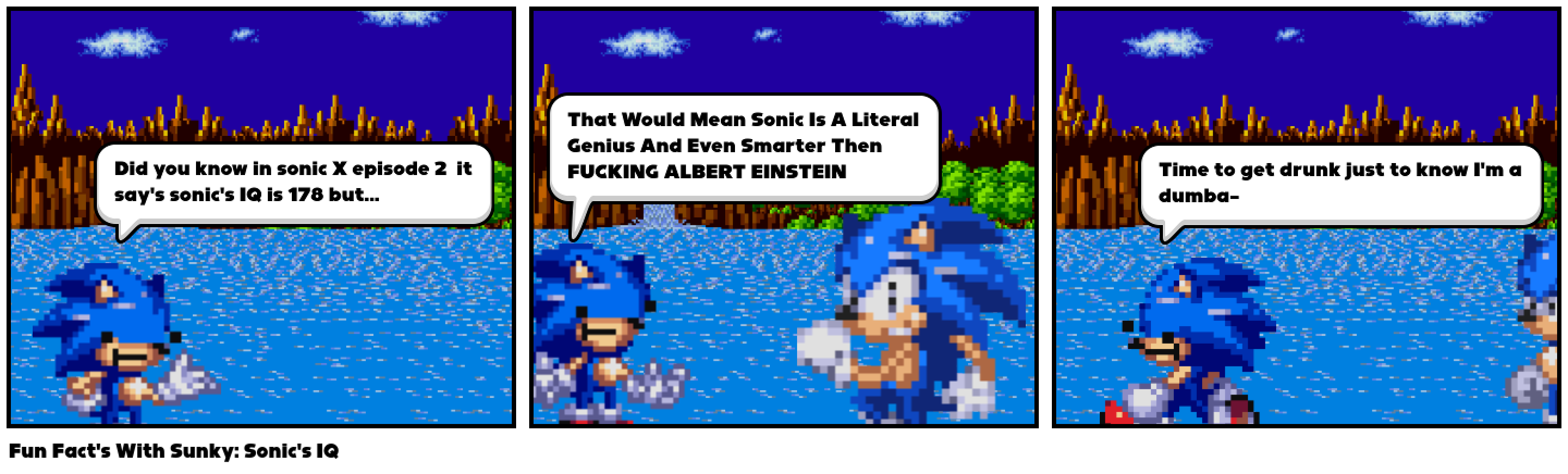 Fun Fact's With Sunky: Sonic's IQ