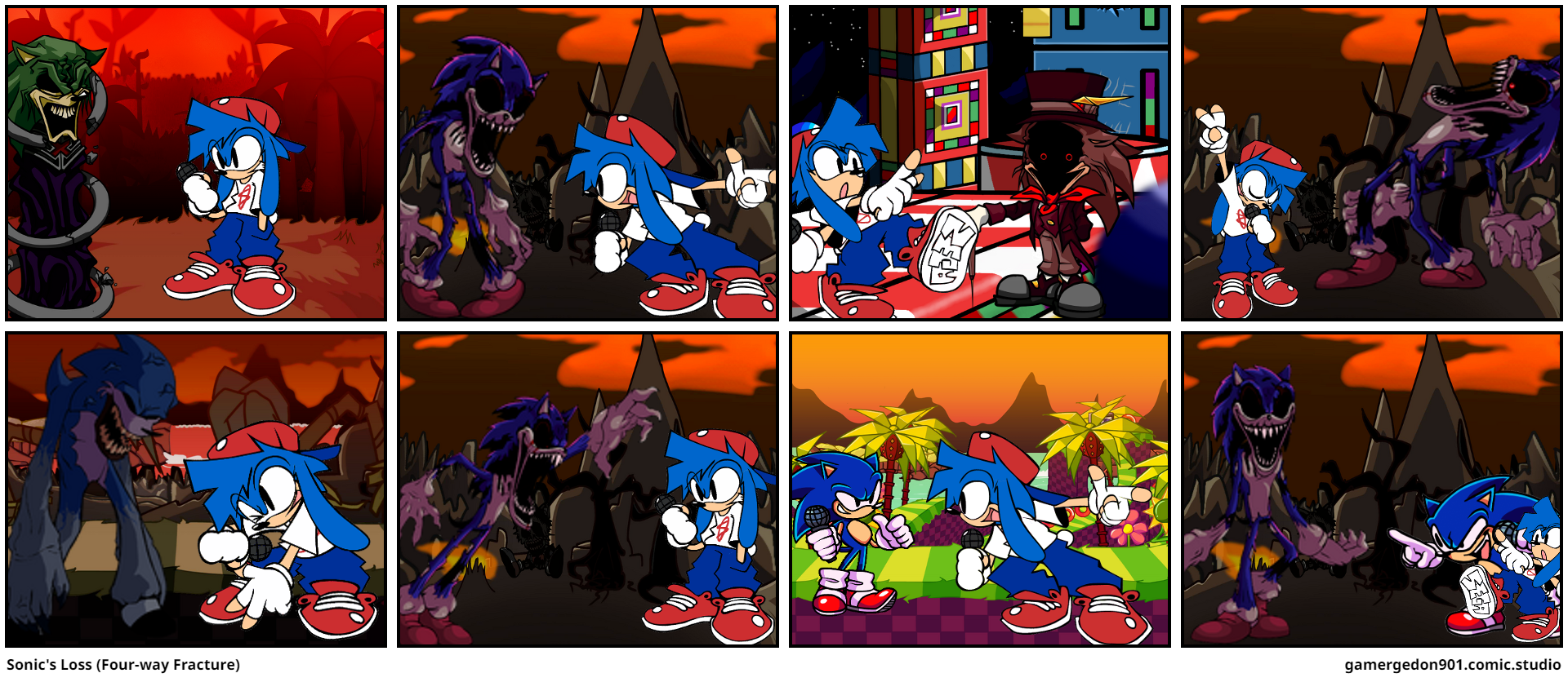Sonic's Loss (Four-way Fracture)