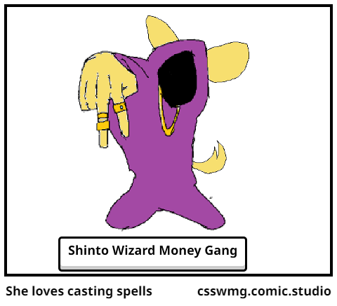 She loves casting spells