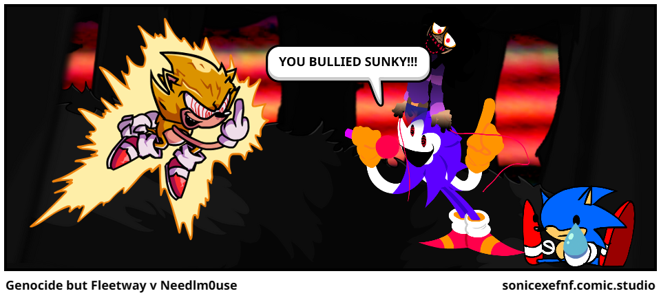 Boiling Point but Fleetway and Sonic.EXE sings it - Comic Studio