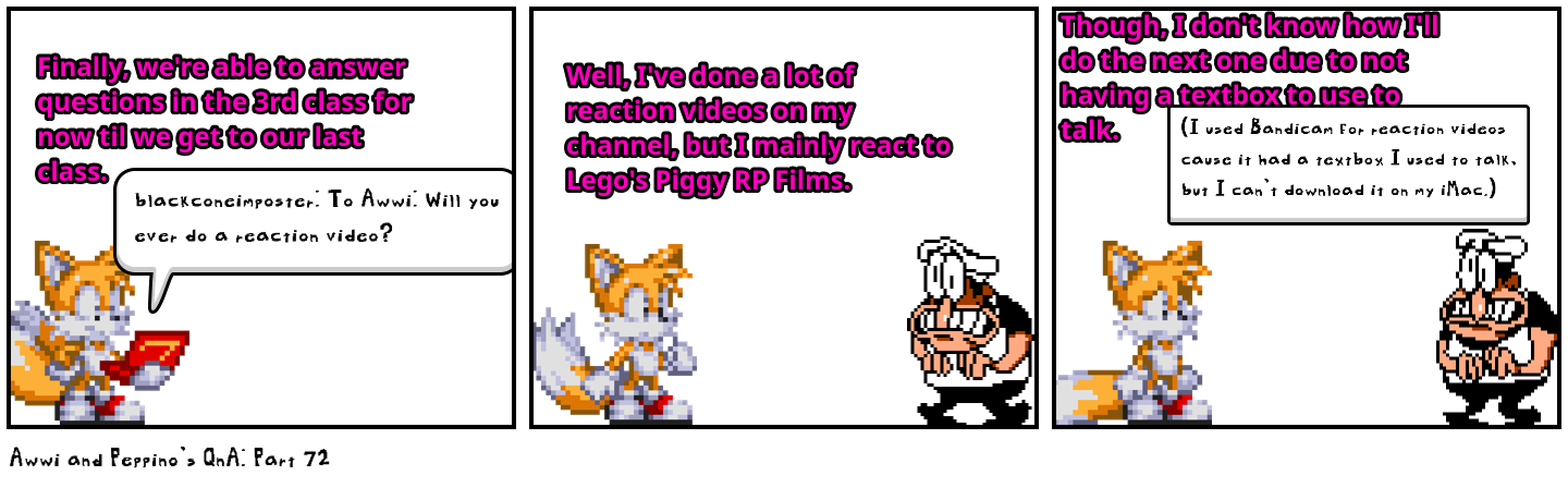 Awwi and Peppino's QnA: Part 72