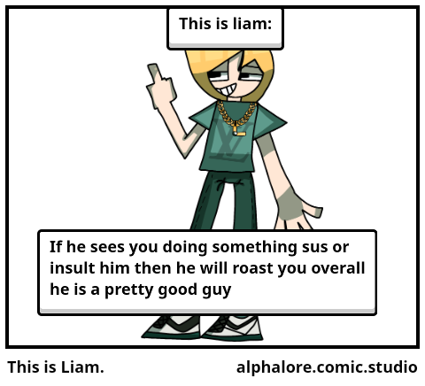 This is Liam.