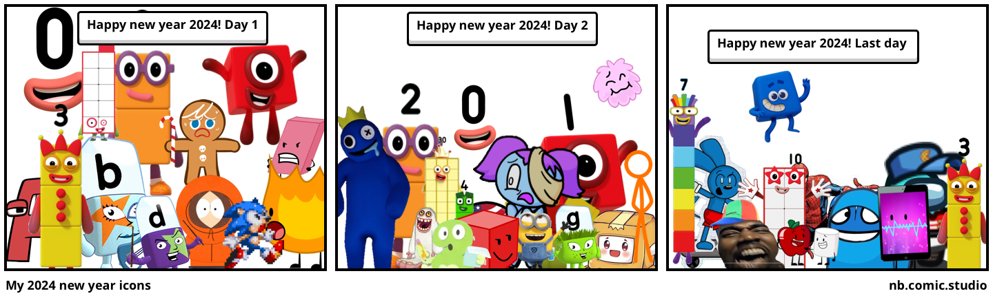 My 2024 new year icons