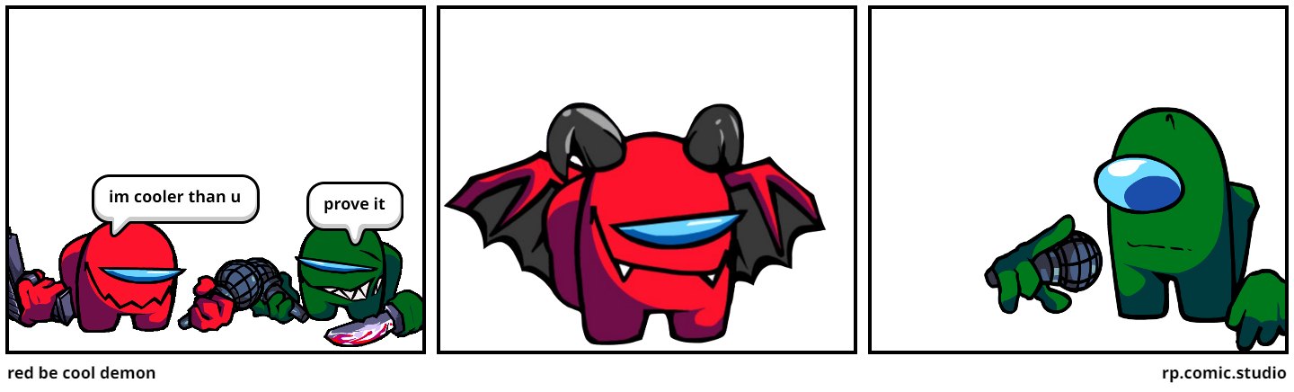 red be cool demon