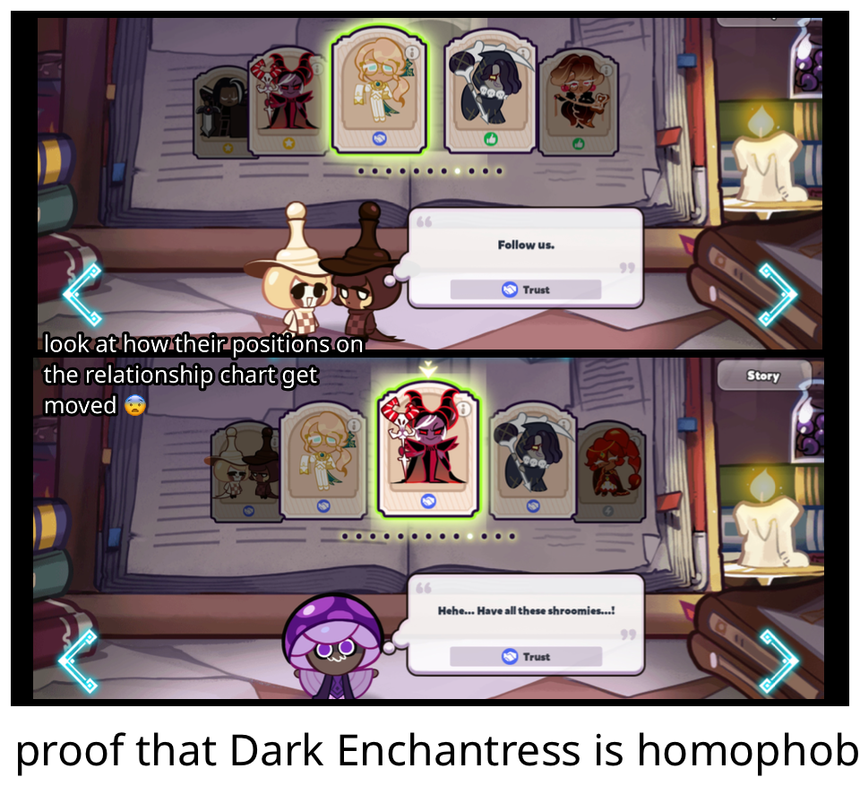 proof that Dark Enchantress is homophobic 💔💔…