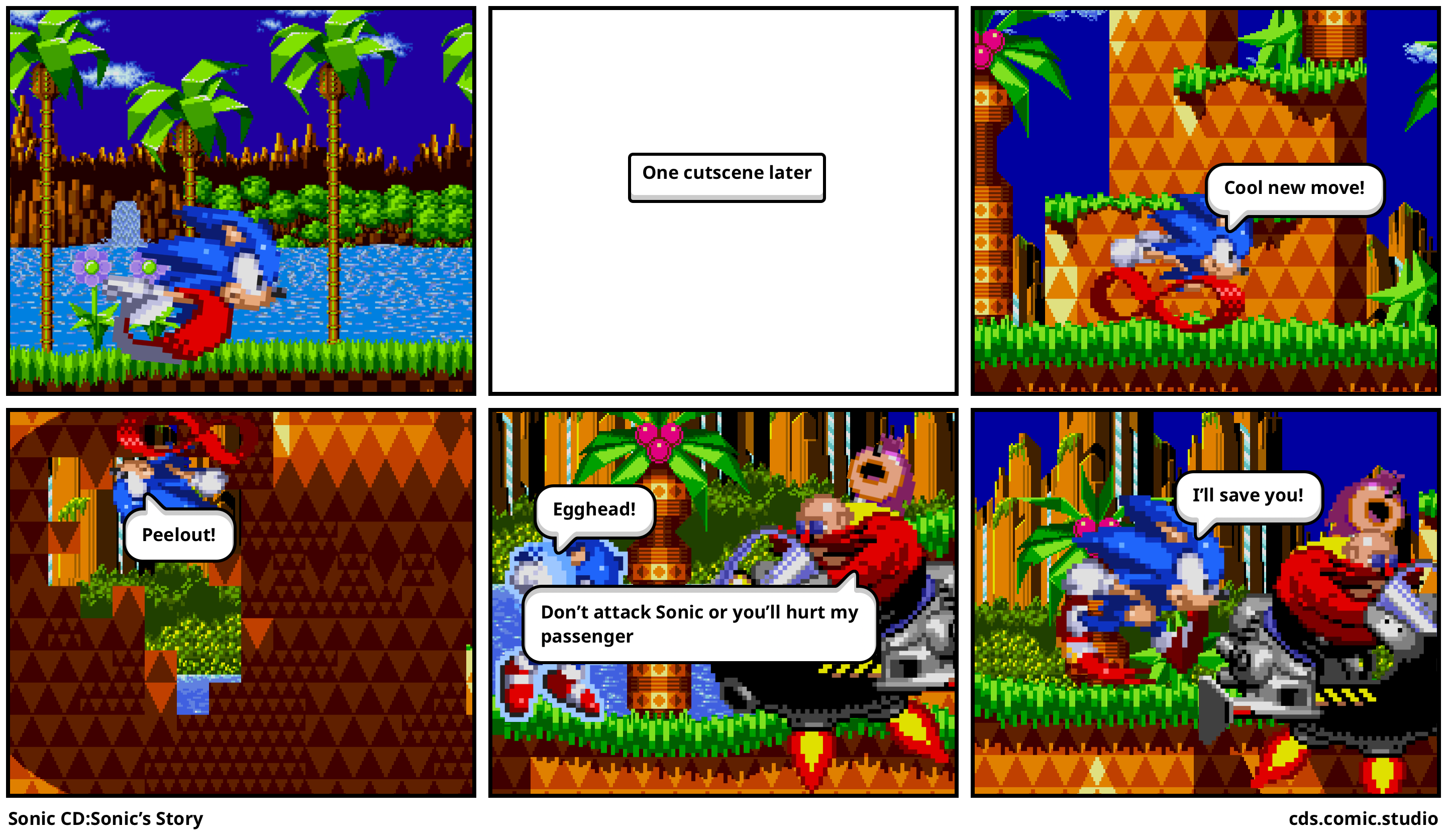 Sonic CD:Sonic’s Story