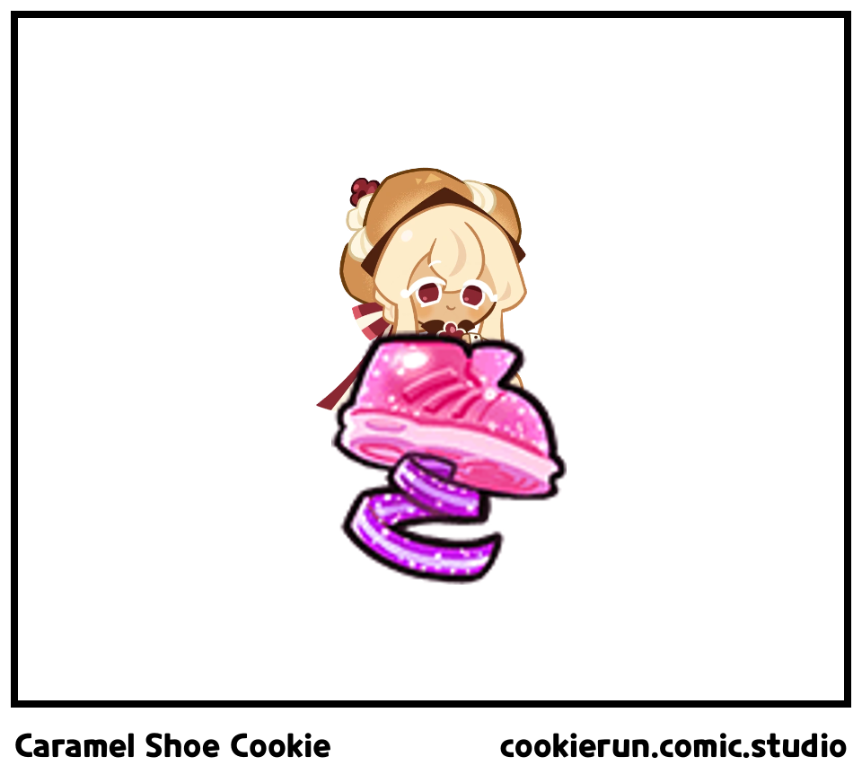 Caramel Shoe Cookie