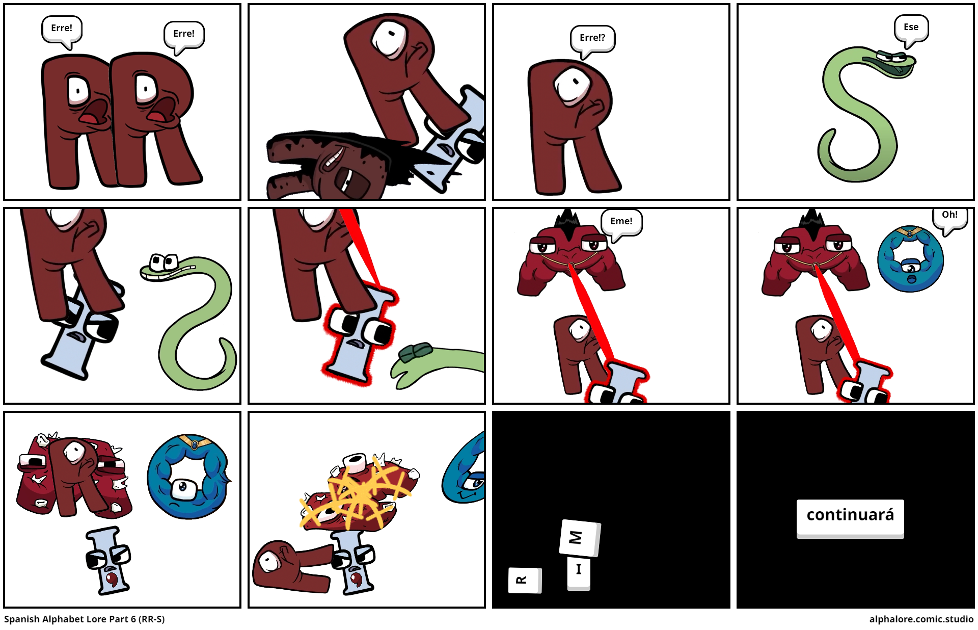 Alphabet Lore  D (Interactive Story) - Comic Studio