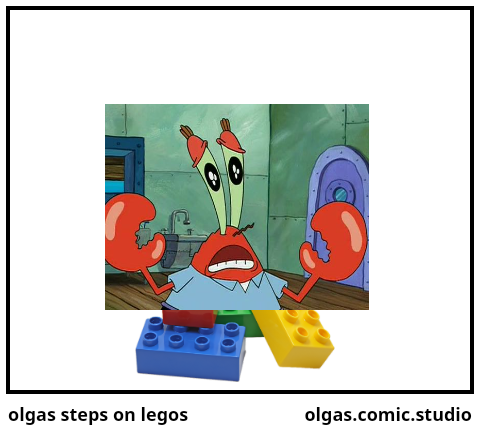 olgas steps on legos