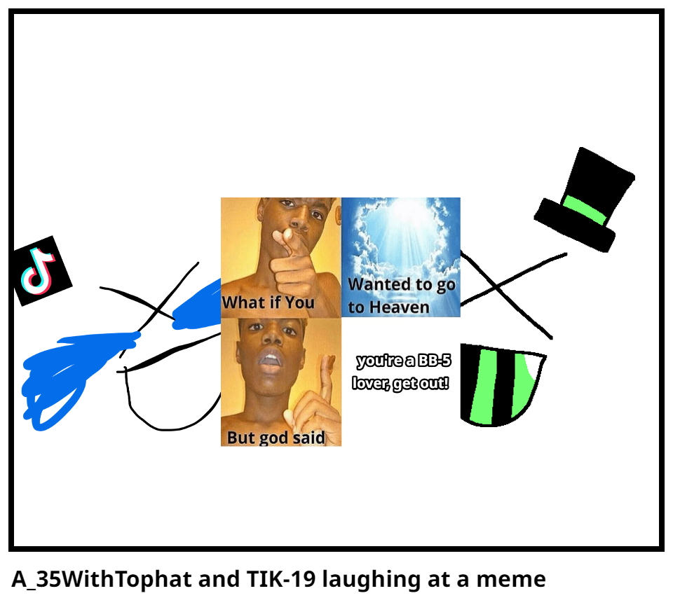 A_35WithTophat and TIK-19 laughing at a meme