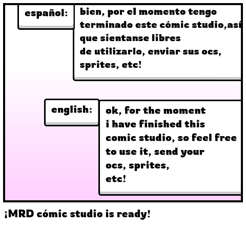 ¡MRD cómic studio is ready!