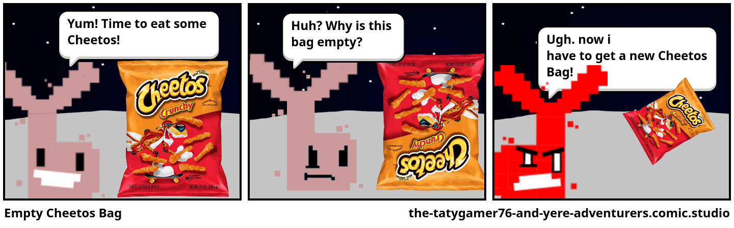 Empty Cheetos Bag